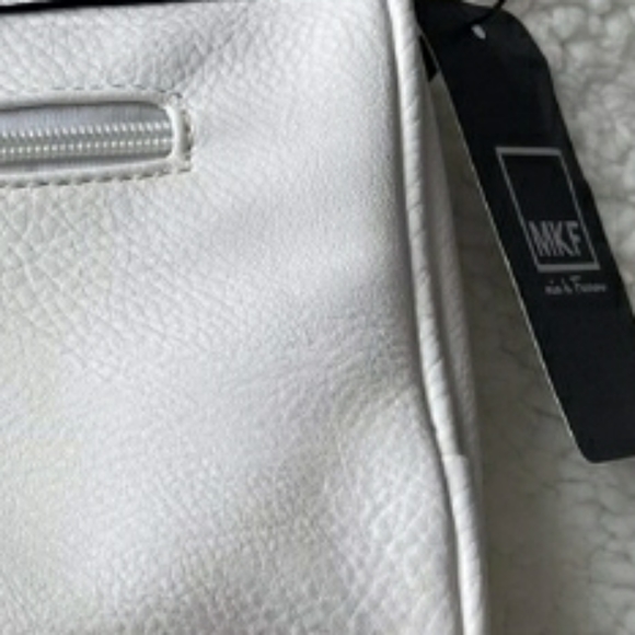 NWT White Crossbody Purse Bag by MKF Collection - Picture 9 of 11